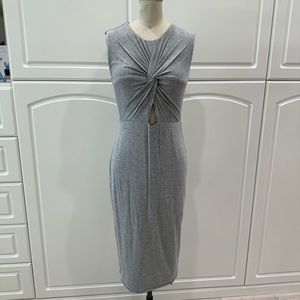 Front Twisted Midi Dress